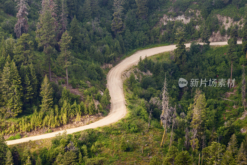 爱达荷州的Windy road